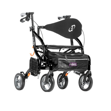 Airgo Fusion F20 Side-Folding Rollator & Transport Chair