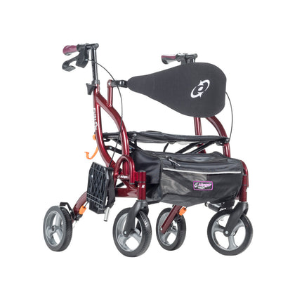 Airgo Fusion F20 Side-Folding Rollator & Transport Chair