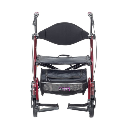 Airgo Fusion F20 Side-Folding Rollator & Transport Chair