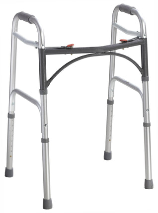 Deluxe Folding Walker, Two Button