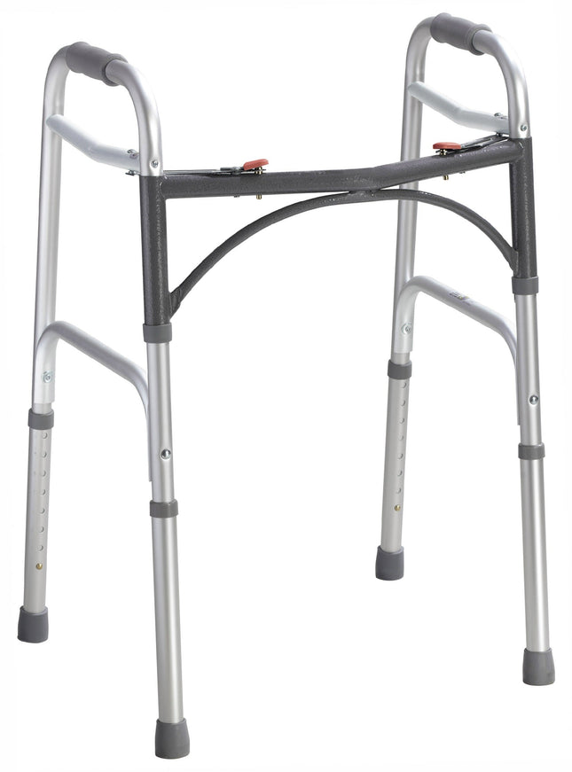 Deluxe Folding Walker, Two Button