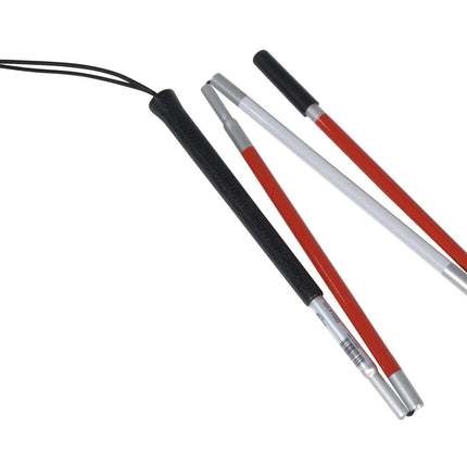 Folding Blind Cane with Wrist Strap