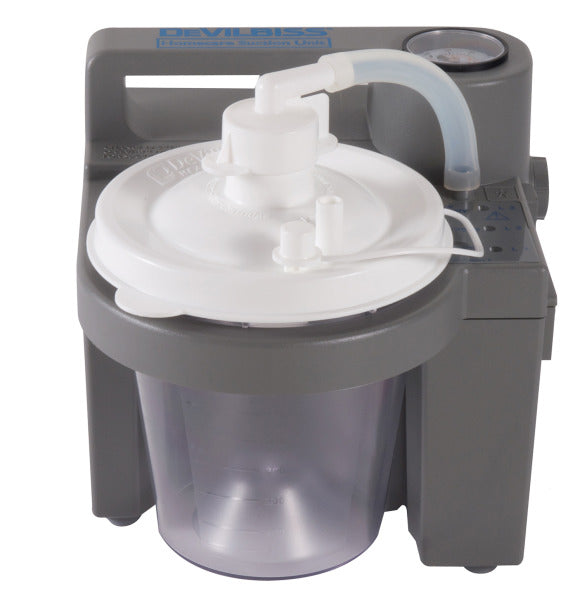 7305 Series Homecare Suction Unit with External Filter, Battery, and Carrying Case