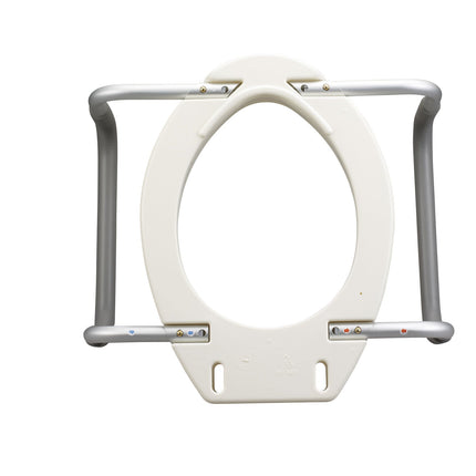 Premium Seat Riser with Removable Arms, Elongated Seat