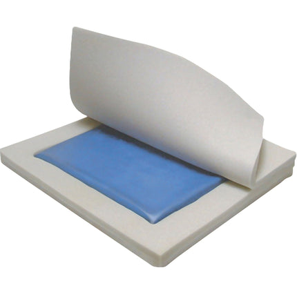 Gel "E" Skin Protection Wheelchair Seat Cushion, 16" x 16" x 3"