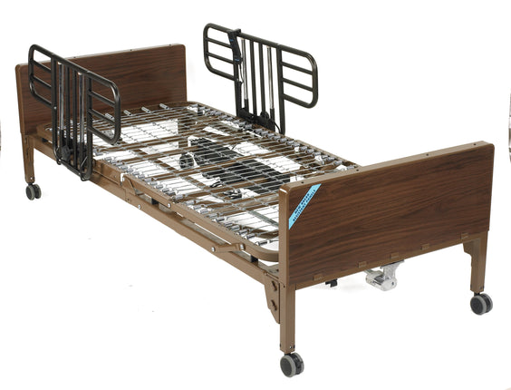 Delta Full Electric Hospital Bed with Half Rails