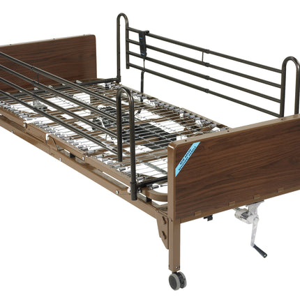 Delta Ultra Light Full Electric Low Hospital Bed with Full Rails