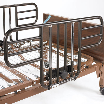 Delta Ultra Light Full Electric Low Hospital Bed with Half Rails