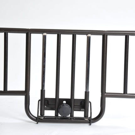 Delta Ultra Light Full Electric Low Hospital Bed with Half Rails and Therapeutic Support Mattress