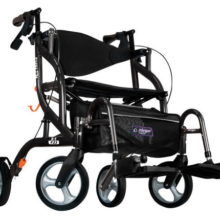 Airgo Fusion F23 Side-Folding Rollator & Transport Chair