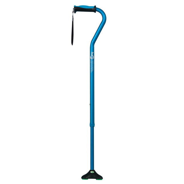 QuadPod Offset Cane with Ultra Stable Cane Tip, Aquamarine