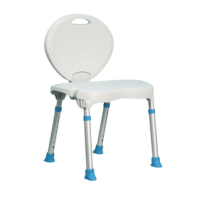 Aquasense Folding Bath and Shower Chair with Non-Slip Seat and Backrest