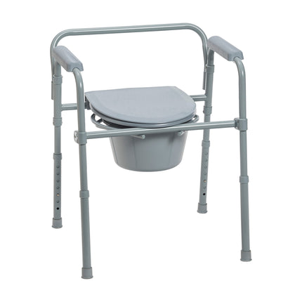 Steel Folding Bedside Commode