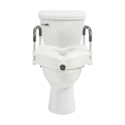 PreserveTech Secure Lock Raised Toilet Seat, 5" Height