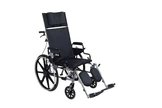 Viper Plus GT Full Reclining Wheelchair, Detachable Desk Arms, 18" Seat