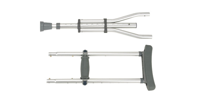 Knock Down Universal Aluminum Crutches, 1 Pair