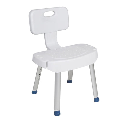 Bathroom Safety Shower Chair with Folding Back