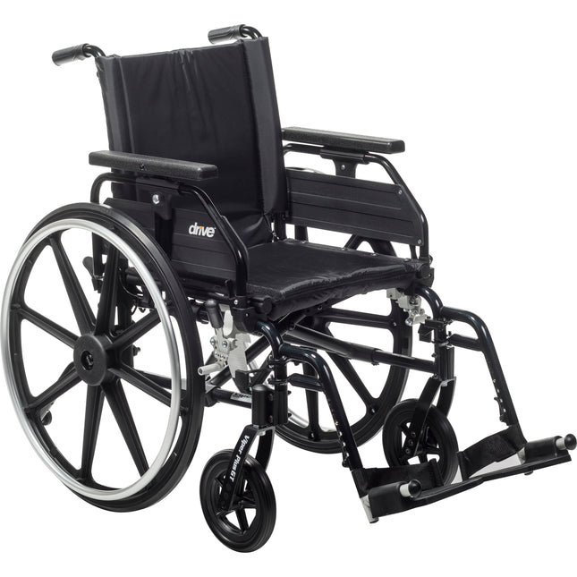 Viper Plus GT Wheelchair with Universal Armrests, Swing-Away Footrests, 20" Seat