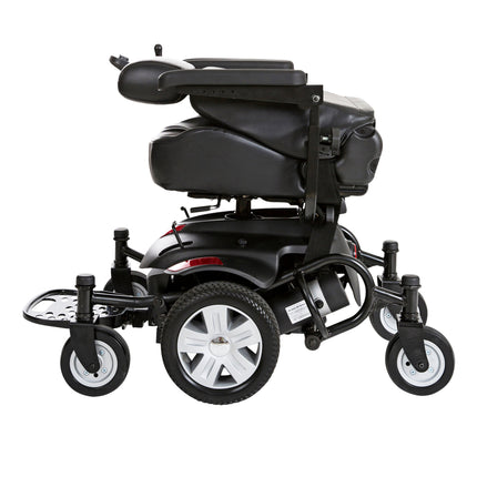 Titan AXS Mid-Wheel Power Wheelchair, 20"x18" Captain Seat