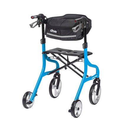 Nitro Sprint Rollator Rolling Walker, Tall, Blue